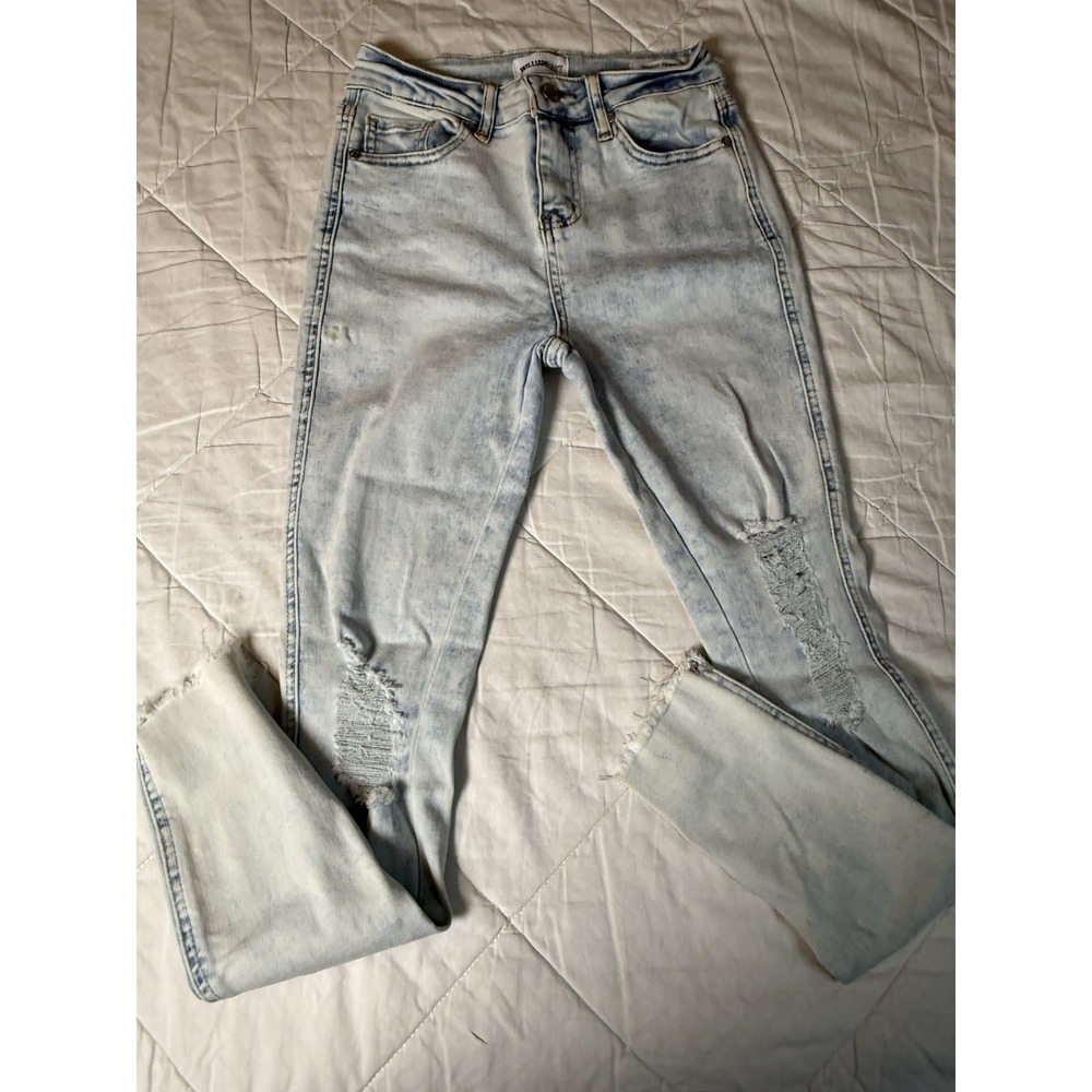 William Rast Sculpted Highrise Pants Size 25 Distressed Light Wash